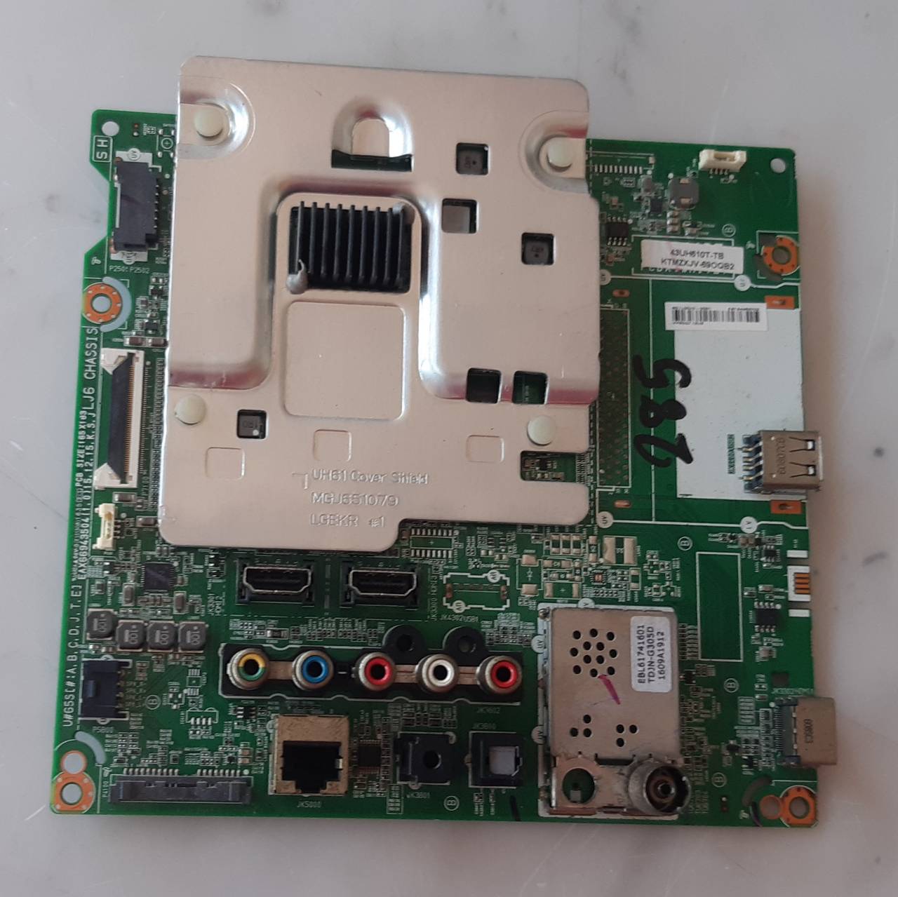 อันที่ 285 LG 43UH610T ซีสเตร็ม EAX66943504 1.0 ดีเทสแล้ว