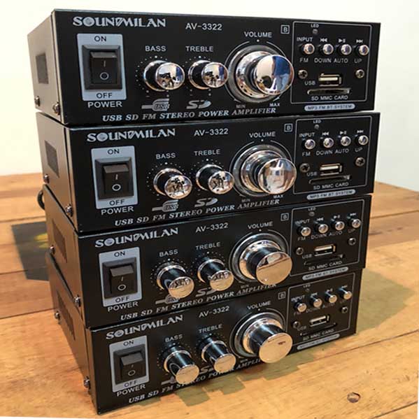พาวเวอร์แอมป์ Soundmilan รุ่น AV-3322