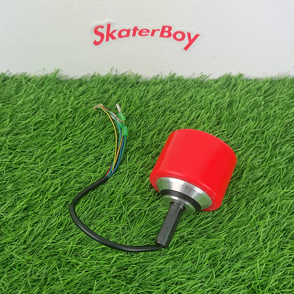[0502] ล้อมอเตอร์ สเก็ตบอร์ดไฟฟ้า V3 ขนาด 75/90mm รองรับแบต 24/36V ยางหนา เปลี่ยนยางได้ ทน