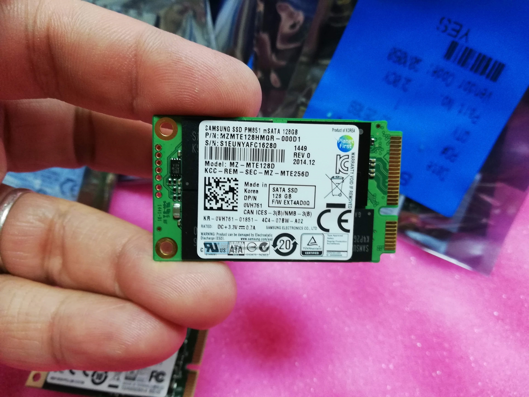 SSD msata 128gb Part Dell samsung, Lite-on refurbished