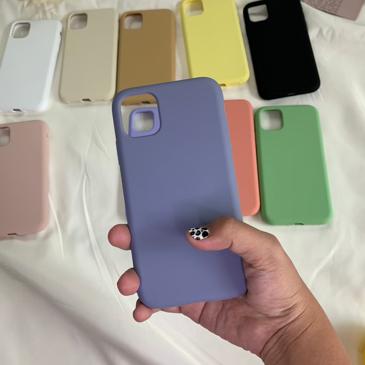 Silicone Case (lavender colors) ** สำรองสี 1 สีกันหมด **
