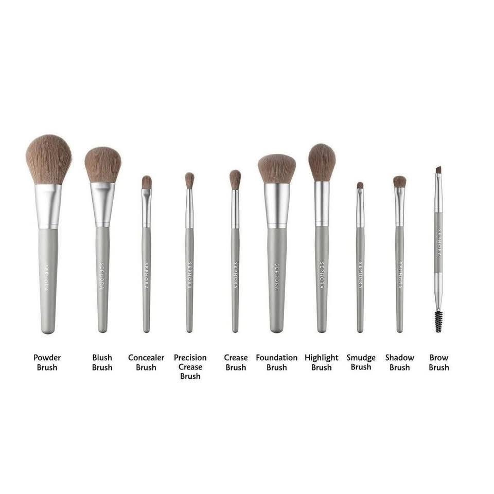 เซ็ทแปรงแต่งหน้า Sephora DELUXE BRUSH SET Deluxe 10-piece brush