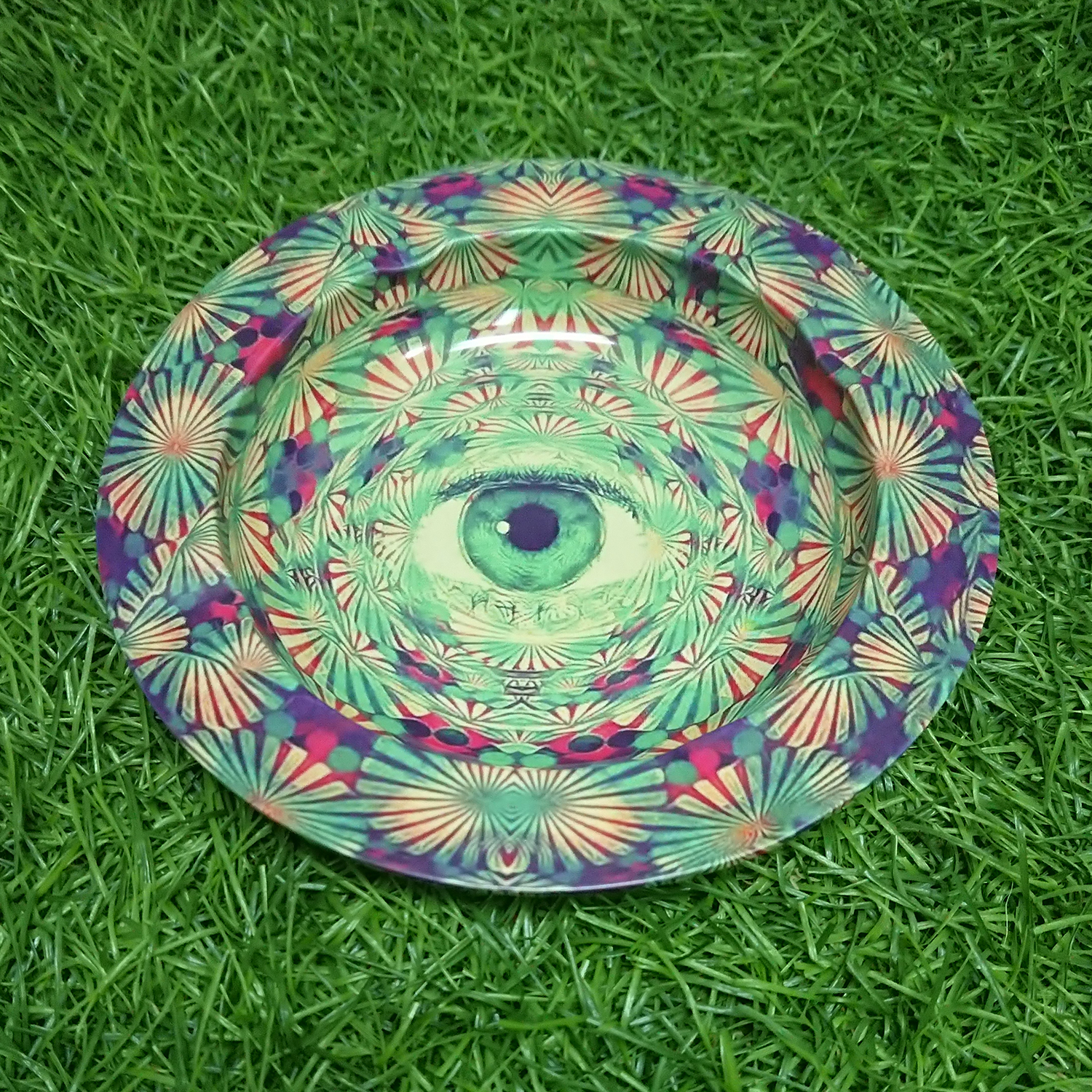 [1003] ถาดอเนกประสงค์ รองแก้ว ใส่ขนม ใส่ของ ขนาดเล็ก 14 cm สูง 2cm