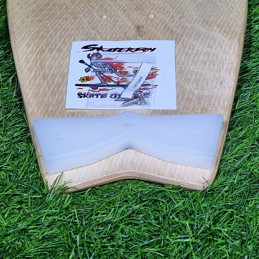 [0302] Tail guard ป้องกันรอยใต้บอร์ด ยกหน้า ไม่ล้ม กว้าง 5.5" ทรงหางปลา