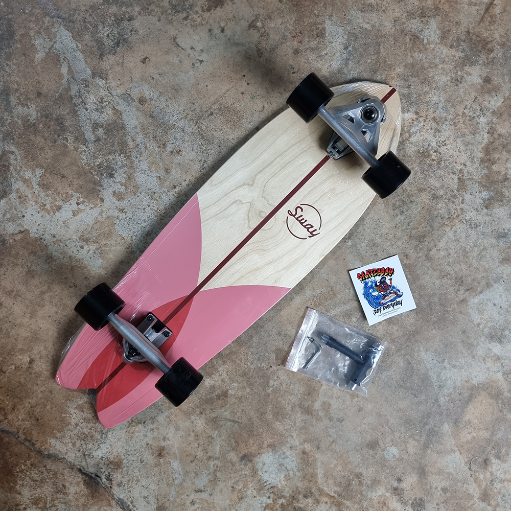 0201 Surf skate บอร์ด32นิ้ว แนะนำสูงไม่เกิน150cm เลี้ยว40,50องศา พร้อมเล่น