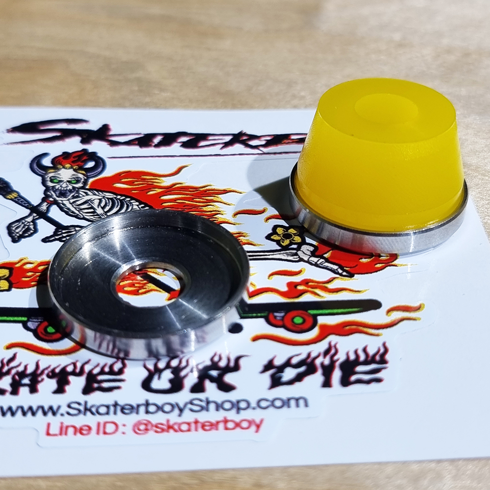 [0312] แหวนรองบุชชิ่ง Bushing washer งานCNCถนอมลูกยาง (Cone Barrel) สำหรับ Surfskate Skateboard จำนวน 1 ชิ้น