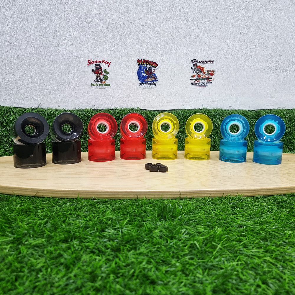 [0316][ลด50%] ล้อสเก็ตบอร์ด ล้อไฟ RGB มีสีล้อ 60*45mm 78A