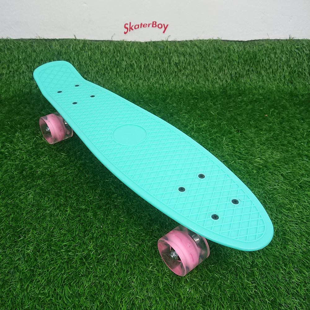 0202 Kid Skateboard ทรงเพนนี ล้อมีไฟ เลือกได้8สี น้ำหนักไม่เกิน 100kg