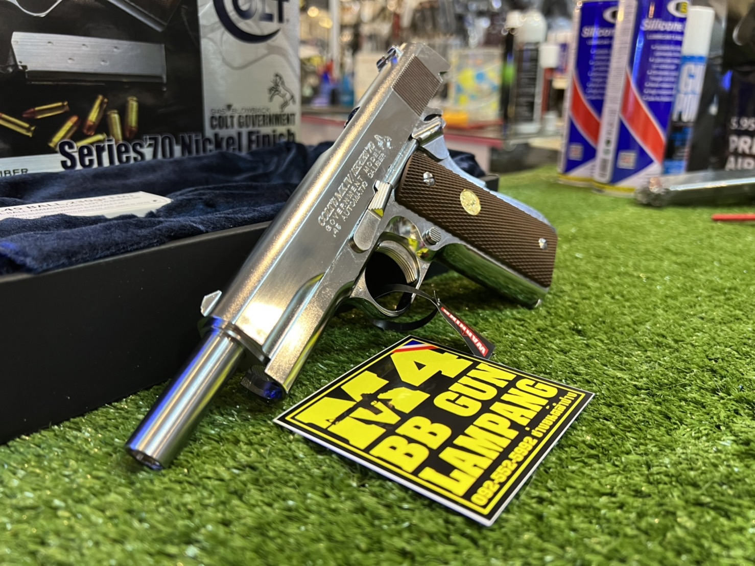 Tokyo Marui - Colt Government Series' 70 Nickel Finish