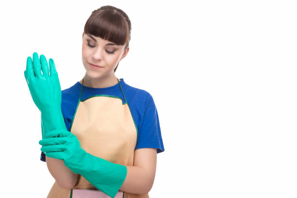 [ยกโหล 12 คู่] HDG ถุงมือเฮฟวีดิวตี้ไนไตร สีเขียว ยาว 13 นิ้ว หนา 14 มิล ฝ่ามือหยาบแบบรังผึ้ง แบรนด์ Sensouse