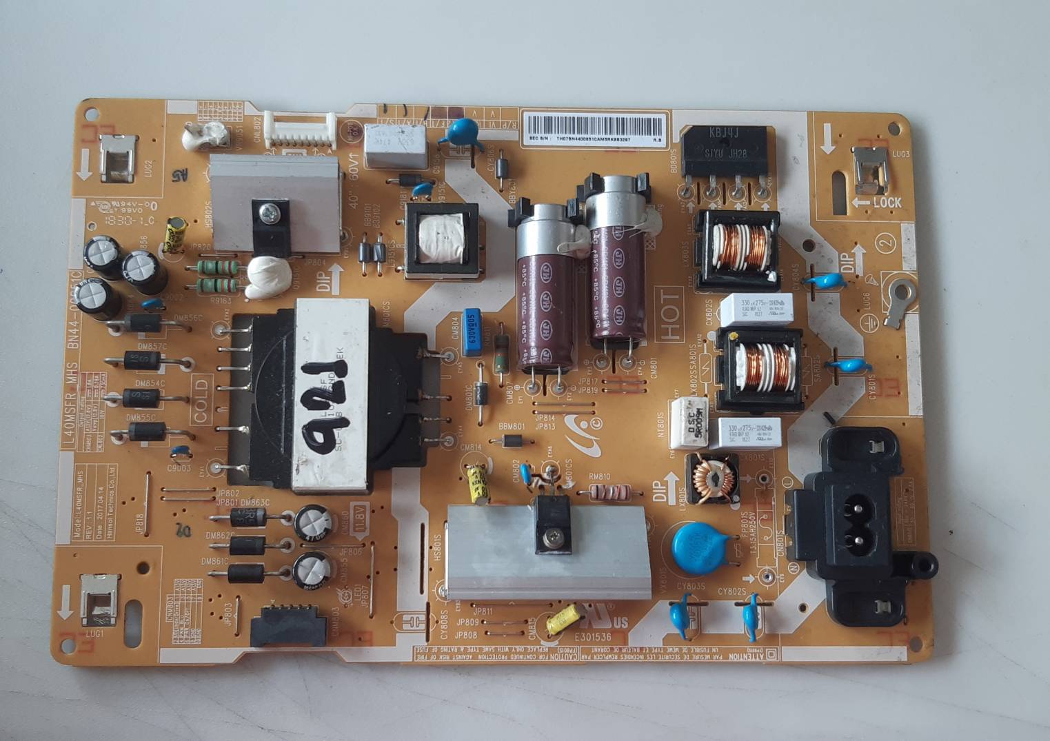 อันที่ 921 Samsung UA40J5250DK ซัฟฟลาย BN44-00851C ดีเทสแล้ว