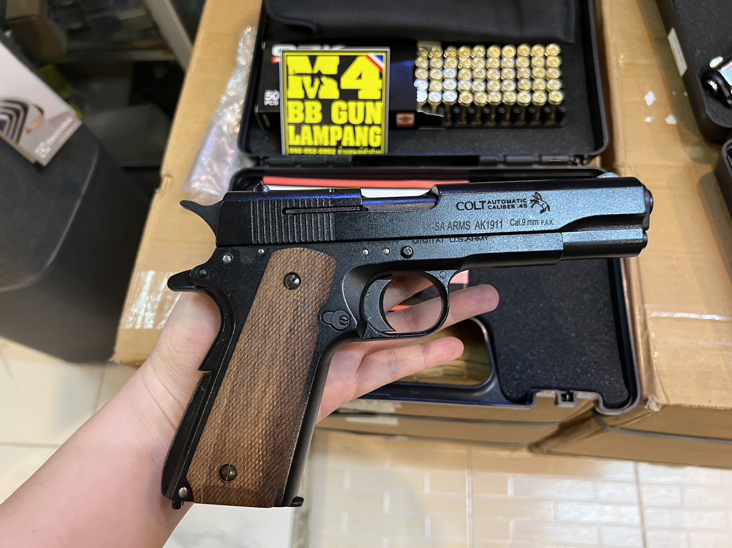 AKSA COLT 1911 ลาย Series 70 สีดำ