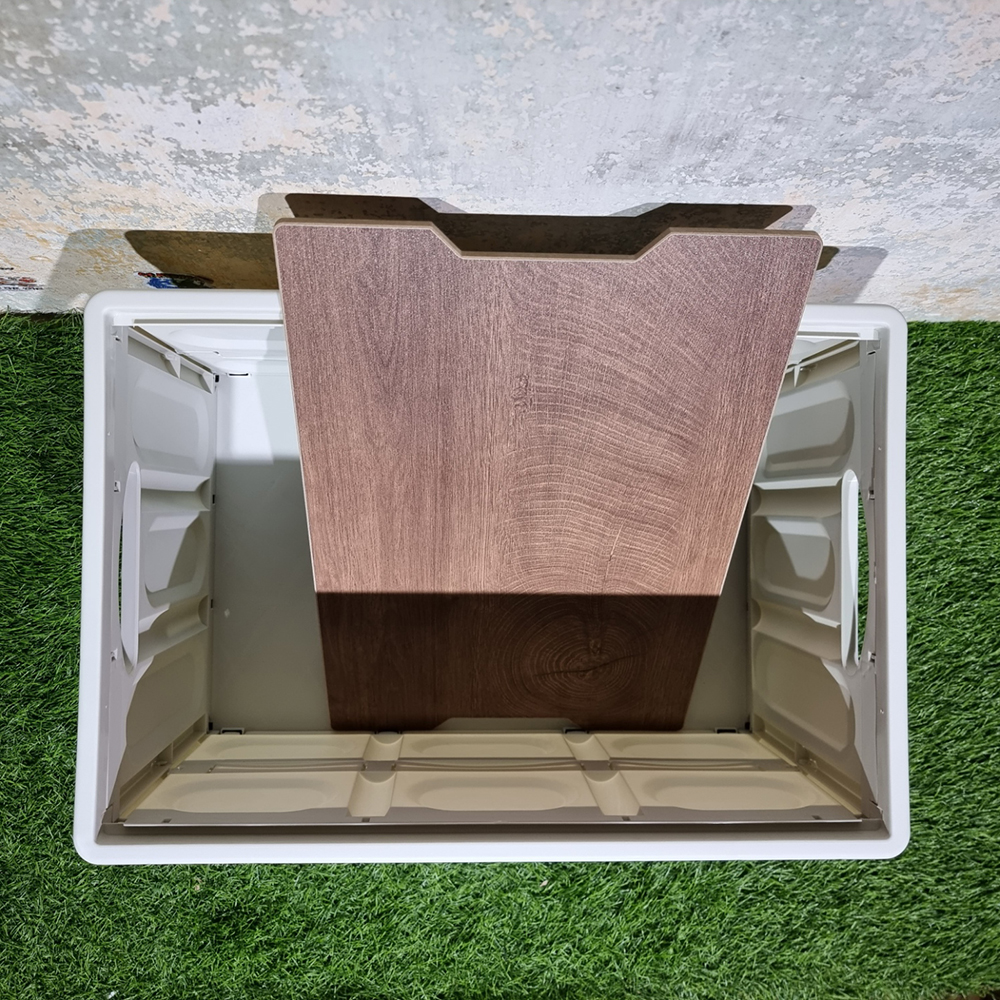 [1200] กล่องเก็บของพับได้ ประหยัดพื้นที่ topแข็ง วางของได้แค้มปิ้ง กางเต็นท์ ที่นอนเสื้อผ้า เก็บของท้ายรถ