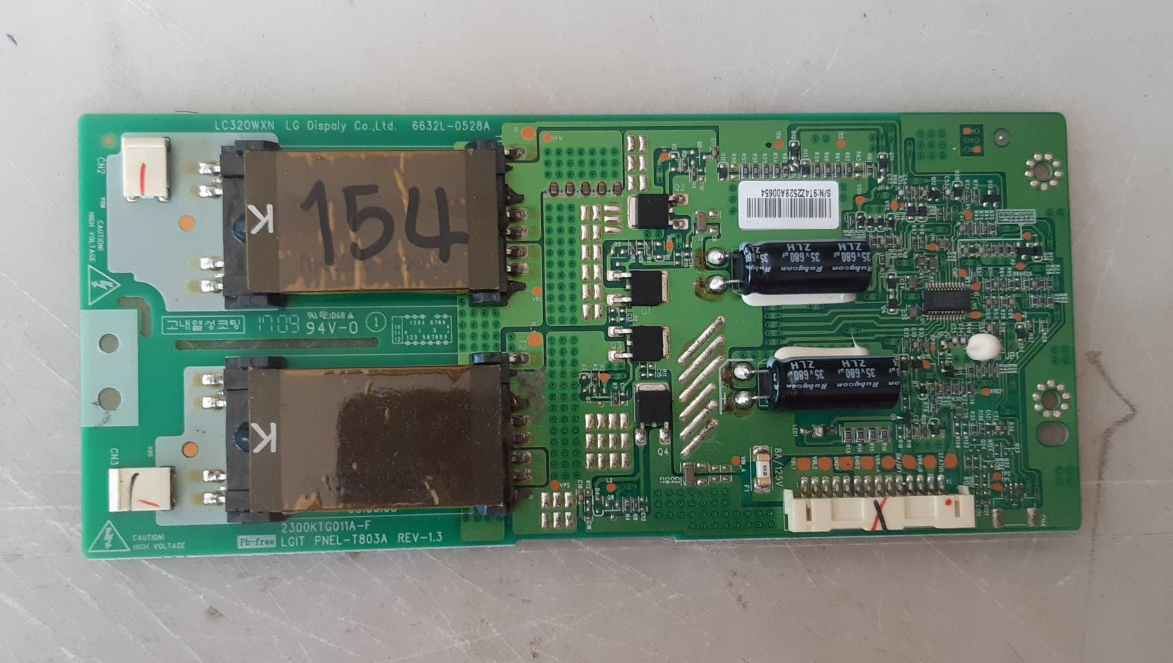 อันที่ 154 LG 32LH20R อินเวอร์เตอร์ 6632L-0528A ดี