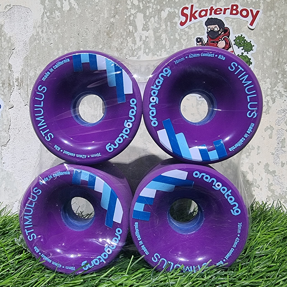 [0317] ล้อเซิร์ฟสเก็ต Orangatang รุ่น Stimulus ขนาด 70x42mm แบ่งขาย เกาะถนน snap ดี ลองบอร์ด