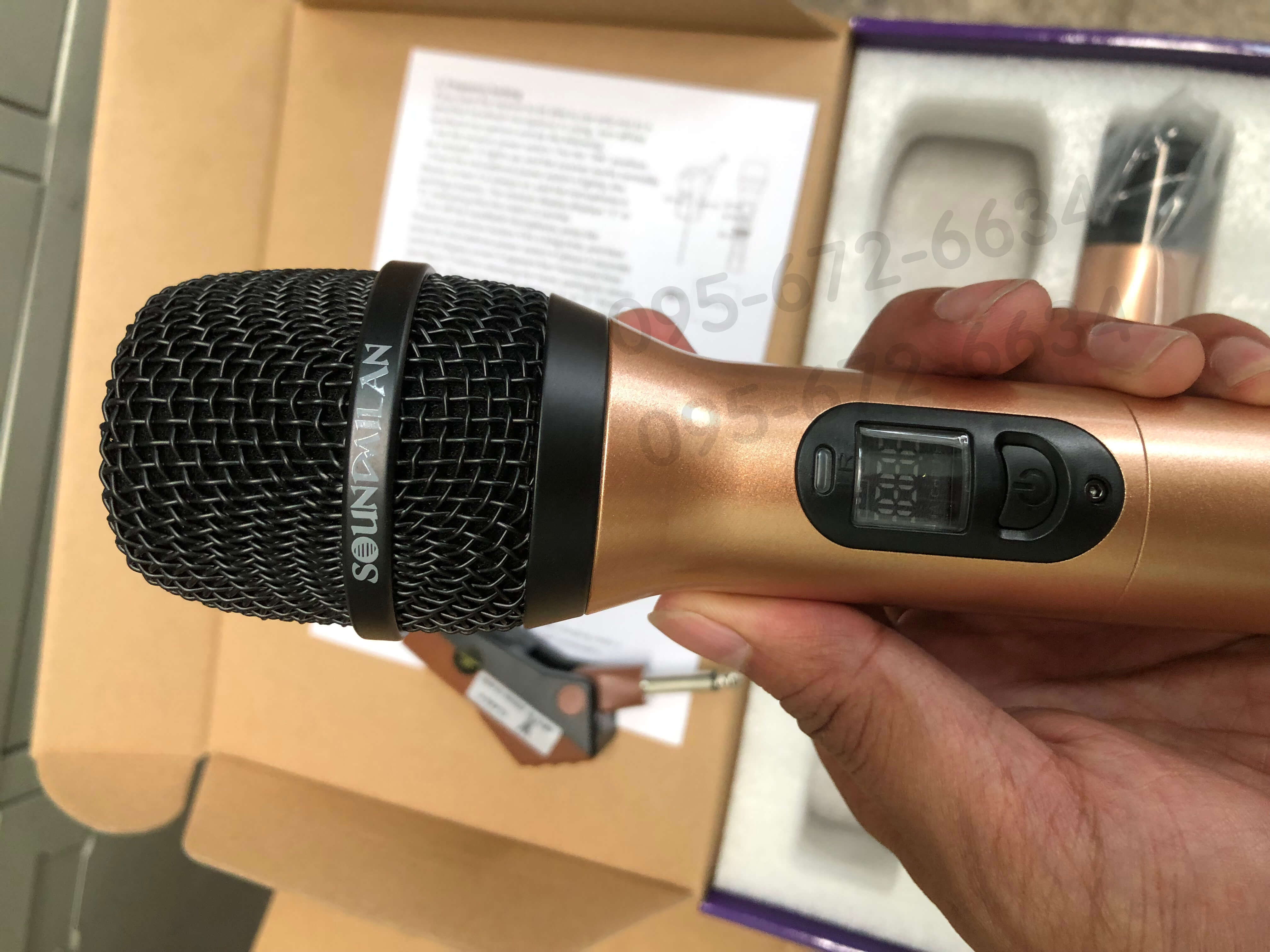 ไมค์ลอย ไมโครโฟน ไร้สาย Microphone ซาวมิลาน Souundmailan M-608