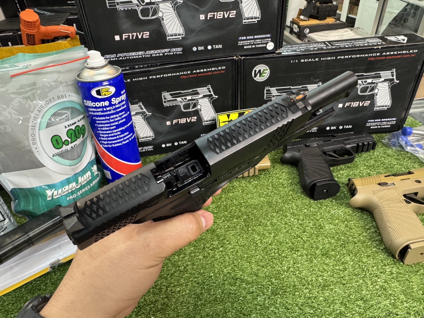 WE SIGSAUER P320 F18 V2 WILSON COMBAT (BLCAK)