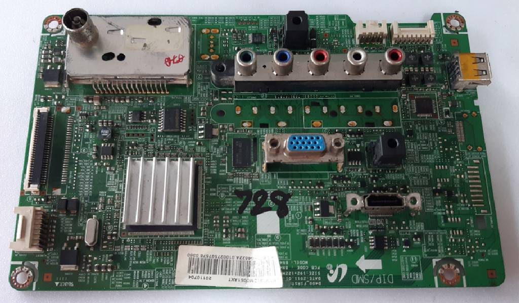อันที่ 728 Samsung LA32D400E1 ซีสเตร็ม BN41-01628A ดีเทสแล้ว