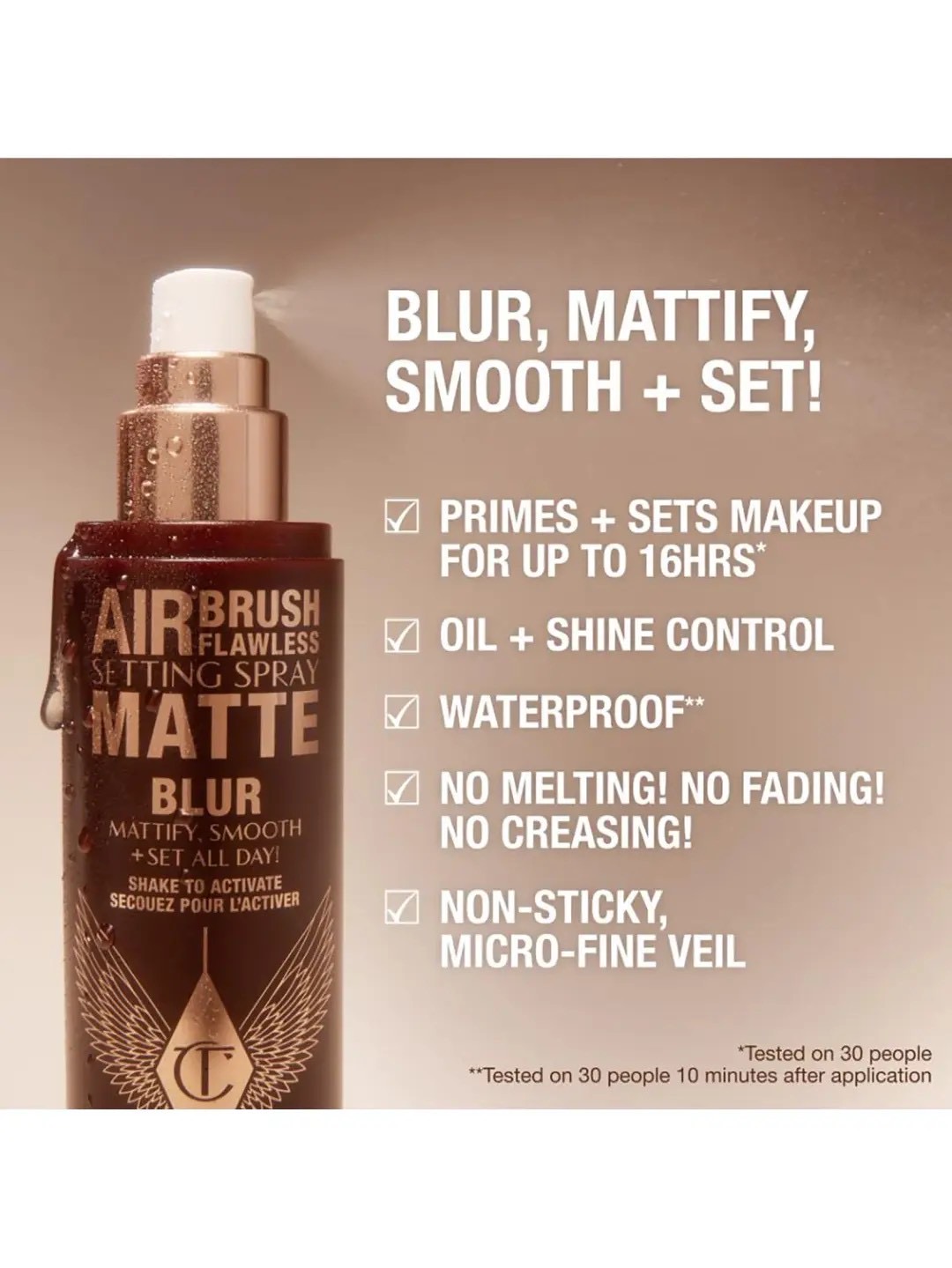 Charlotte Tilbury Airbrush Flawless Setting Spray Matte 100 ml ป้าย สคบ.
