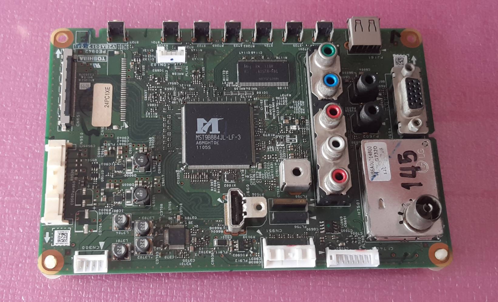 อันที่ 145 TOSHIBA 24PC1T ซีสเตร็ม V28A001240A1 ดีเทสแล้ว
