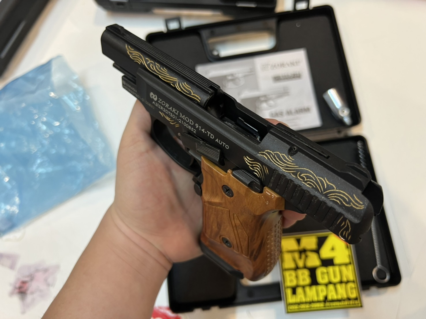 ZORAKI 914 AUTO ดำ-ลายไทย