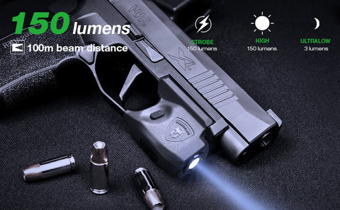 ไฟฉาย Warriorland SL-1 + ซองพกใน Kydex G43/G43X ( เฉพาะรุ่นที่ไม่มีราง ) (K2460)