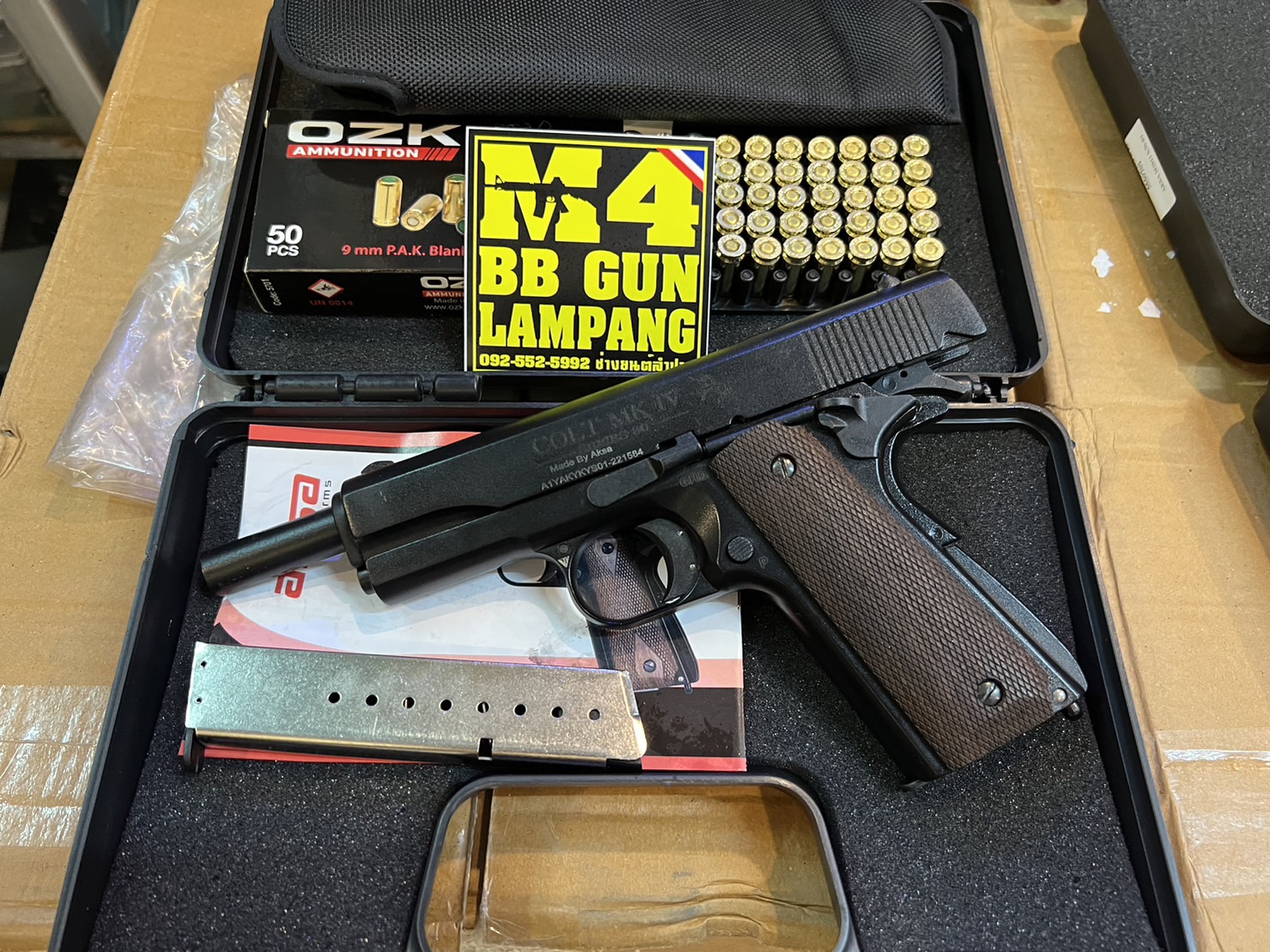 AKSA COLT 1911 ลาย Series 80 สีดำ