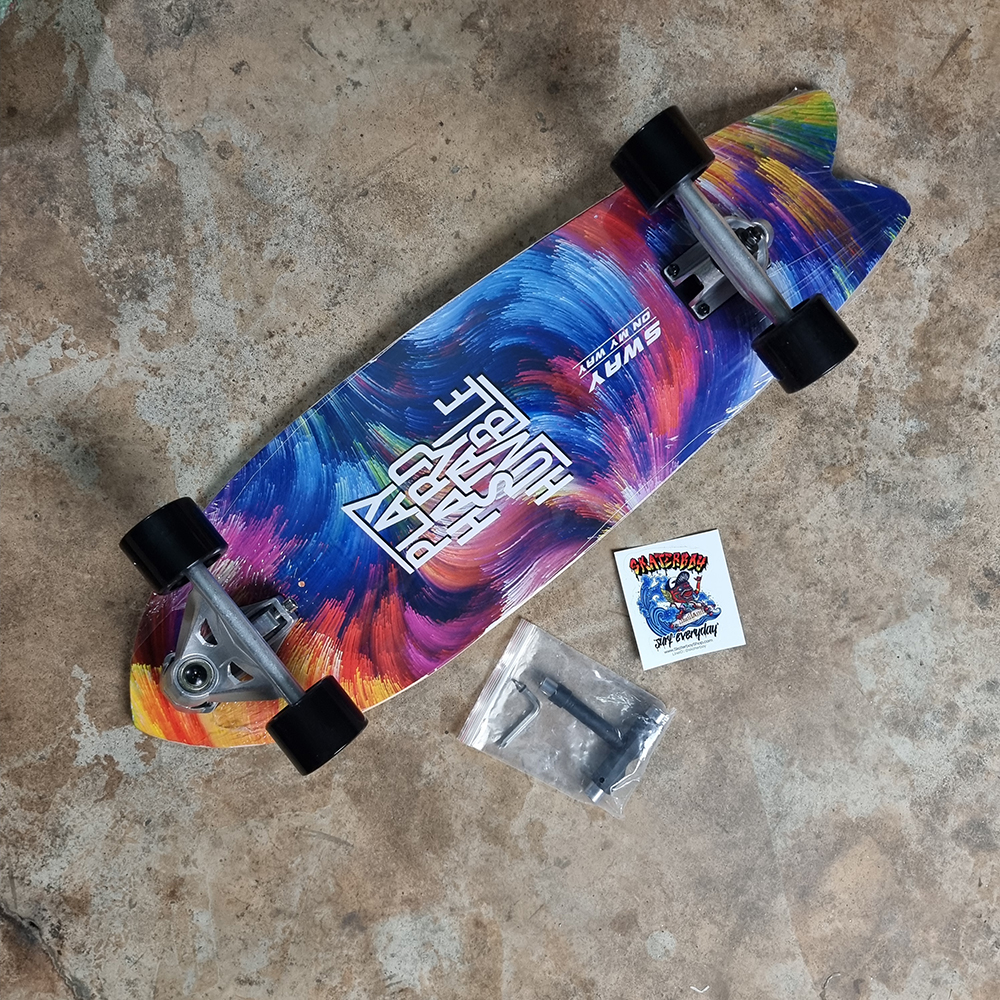 0201 Surf skate บอร์ด32นิ้ว แนะนำสูงไม่เกิน150cm เลี้ยว40,50องศา พร้อมเล่น