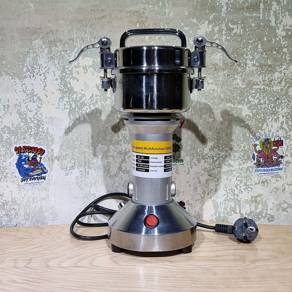 [1002] ที่บดสมุนไพร เครื่องบดสมุนไพร 150g Electric grinder งานฟาร์ม อุตสาหกรรม บดกาแฟ ไกเดอร์บด