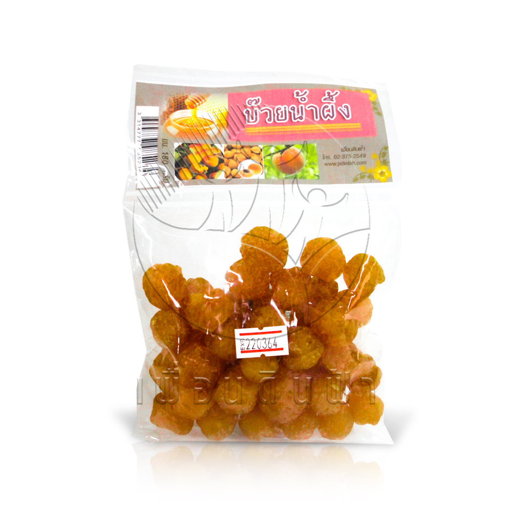 [บ้านรุ้งกินน้ำ] บ๊วยน้ำผึ้ง 180g.