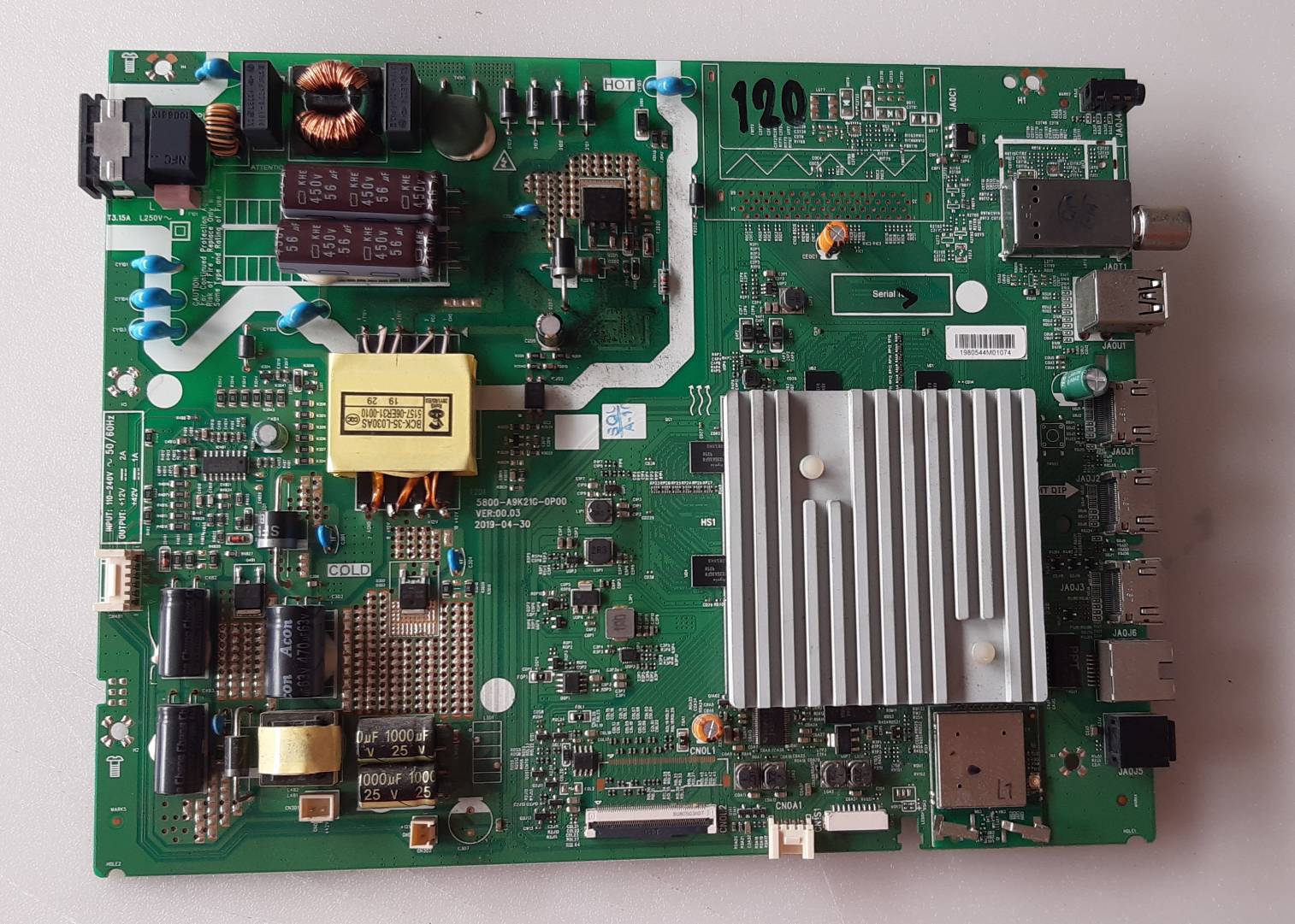 อันที่ 120 Panasonic TH-43GX650T ซีสเตร็ม 5800-A9K21G-0P00 ดีเทสแล้ว