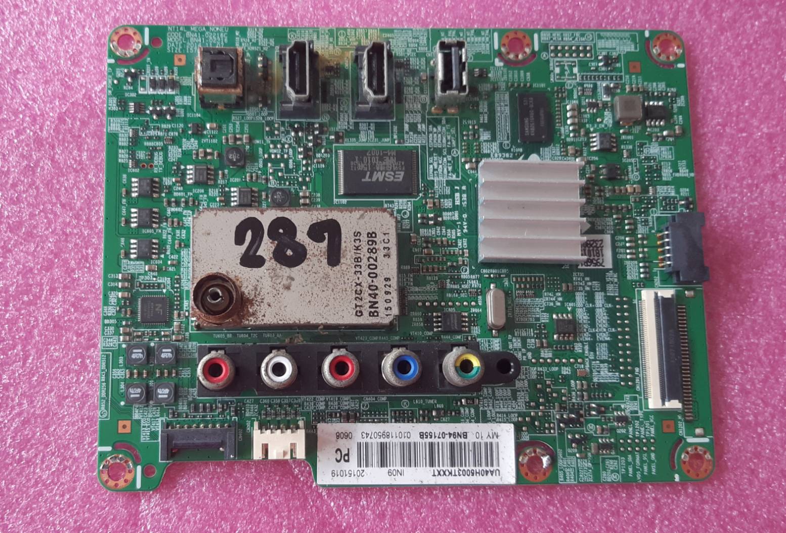 อันที่ 287 Samsung UA40H5003TK ซีสเตร็ม BN41-02216 ดีเทสแล้ว 51PIN
