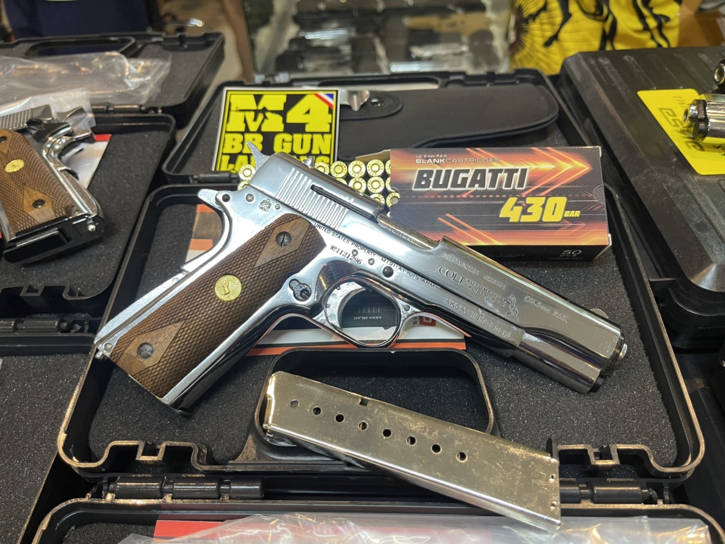 AKSA COLT 1911 ลาย Series 70 สีเงินเงา