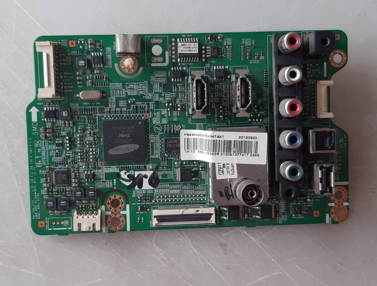 อันที่ 201 Samsung PS43E450A1R ซีสเตร็ม BN41-01799A ดีเทสแล้ว