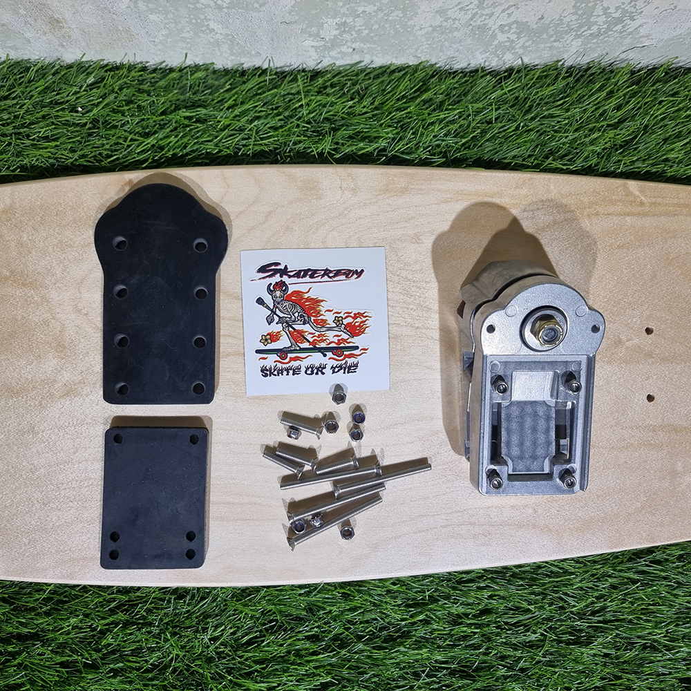 [0310] แผ่นยางรองทรัค PU ทรัคเซิฟสเก็ต YOW S4 S5 Meraki 6mm 3mm หน้า หลัง พร้อมชุดน็อต