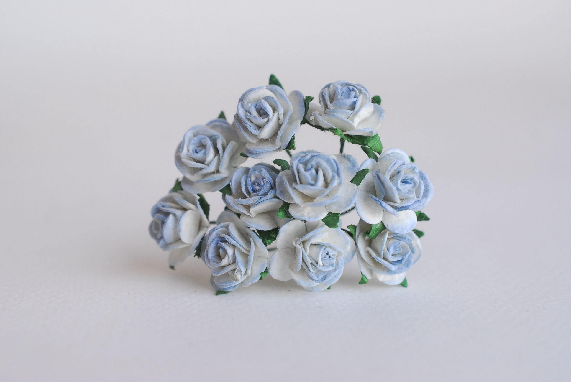 ดอกไม้กุหลาบกระดาษ, ดอกกุหลาบกระดาษสา ดอกกุหลาบจิ๋ว ดอกกุหลาบกระดาษสา สำหรับประดับ ตกแต่งของชำร่วย, งานแต่งงาน สีMIXED แดงปัดเหลือง ส้มทูโทน เขียวปัด เหลืองปัด ฟ้าตุ่นปัด ม่วงปัดขาว ม่วงปัดครีม ม่วงอ่อนปัดขาว และ ชมพูปัดครีม ขนาด 1.5 cm. จำนวน 100 ดอก