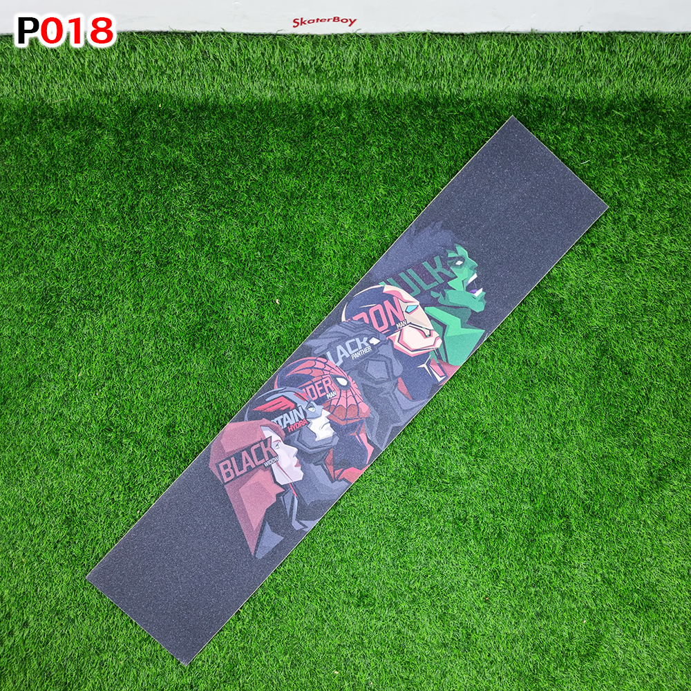 0303 สติ๊กเกอร์ กระดาษทราย 120x26 cm สำหรับ สเก็ตบอร์ด เซิร์ฟสเก็ต ลองบอร์ด Graphic Grip Tape skateboard longboard surf skate
