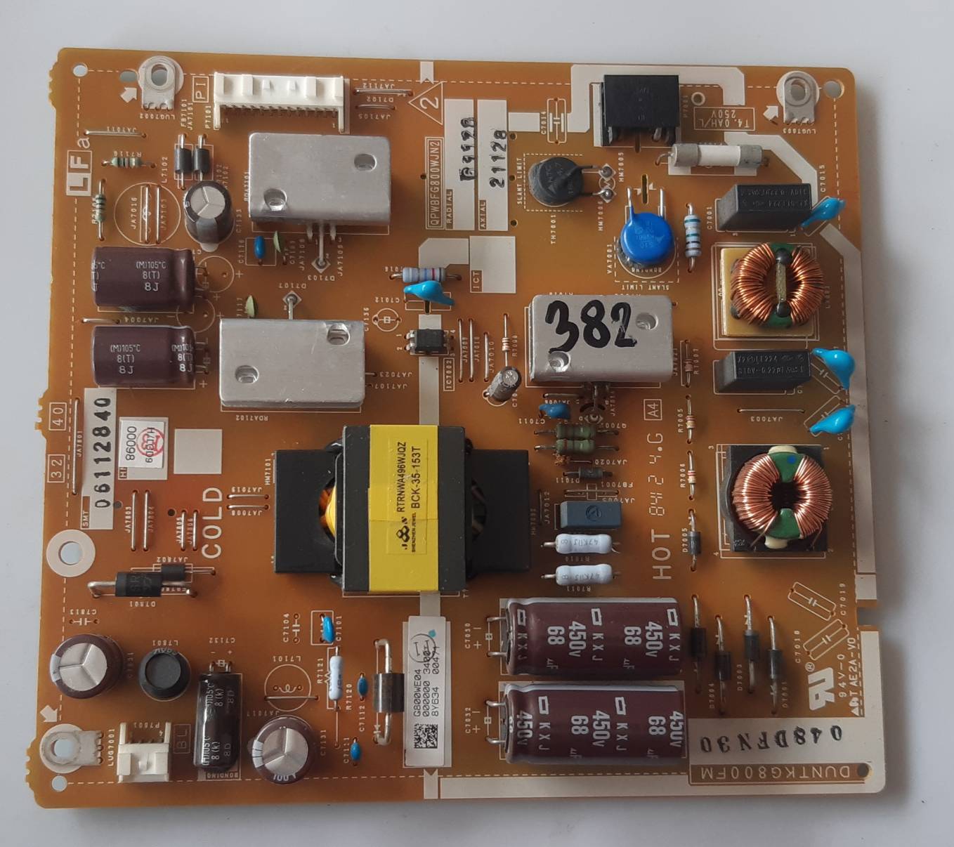 อันที่ 382 SHARP LC-40SA5500X ซัฟฟลาย QPWBFG800WJN2 DUNTKG800FM ดีเทสแล้ว