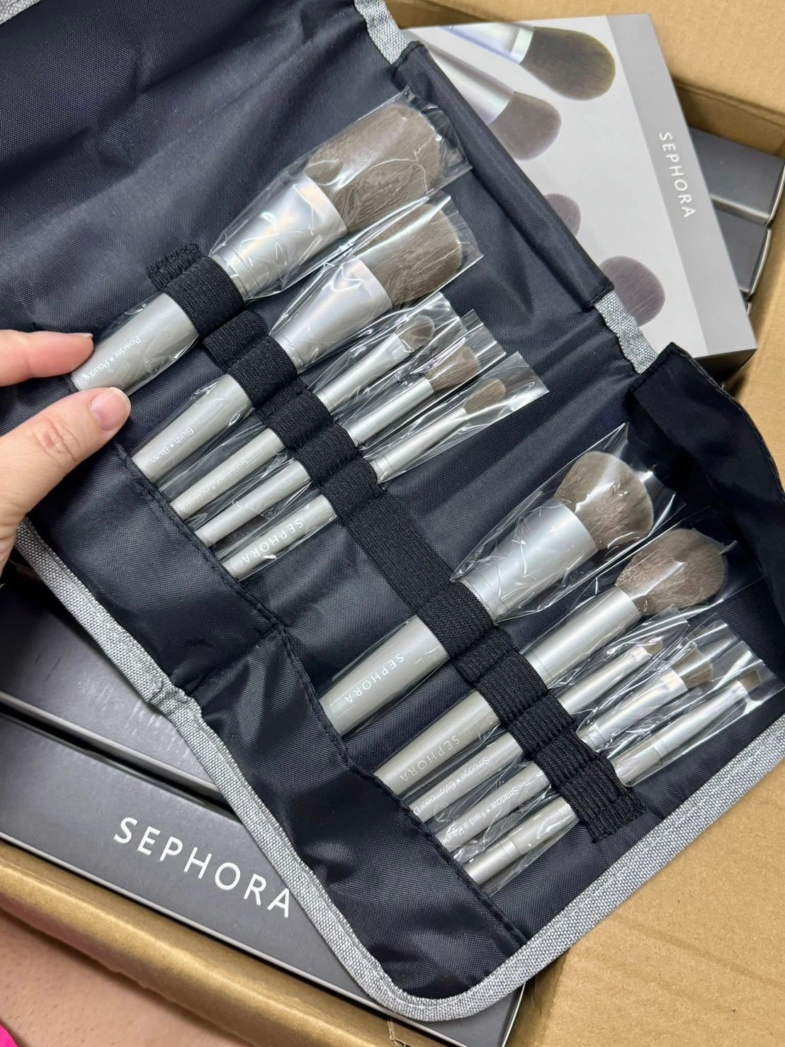 เซ็ทแปรงแต่งหน้า Sephora DELUXE BRUSH SET Deluxe 10-piece brush