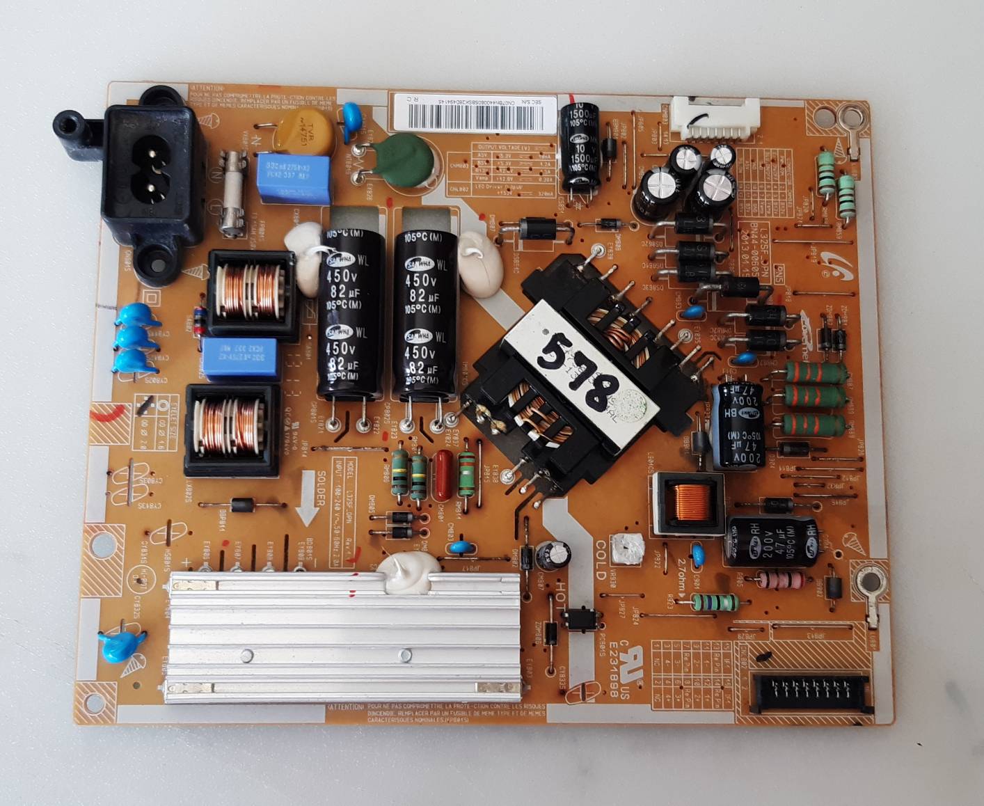 อันที่ 578 Samsung UA32F5500AR ซัฟฟลาย BN44-00605B ดีเทสแล้ว