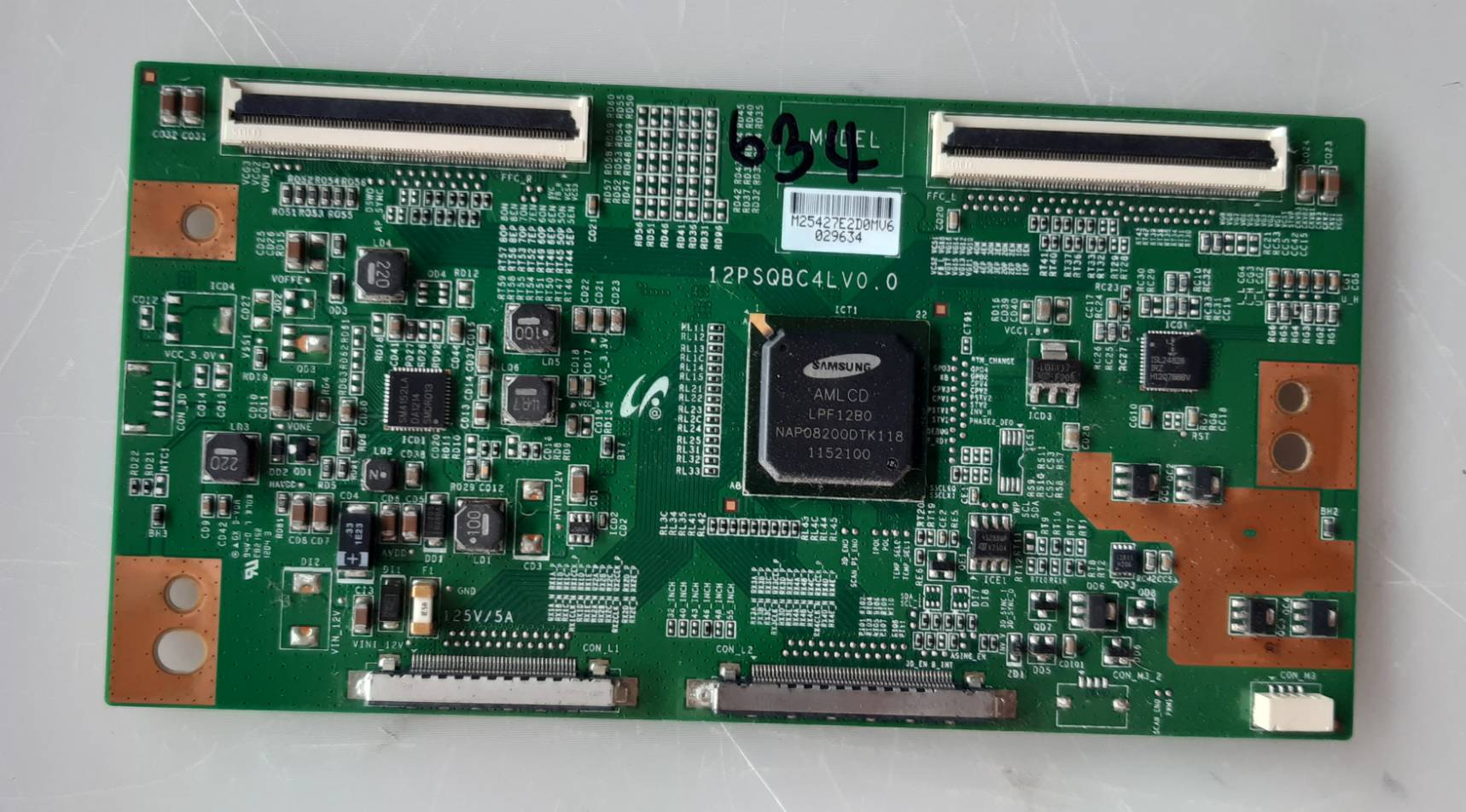 อันที 634 TOSHIBA 46VL20T ทีคอน 12PSQBC4LV0.0 ดีเทสแล้ว
