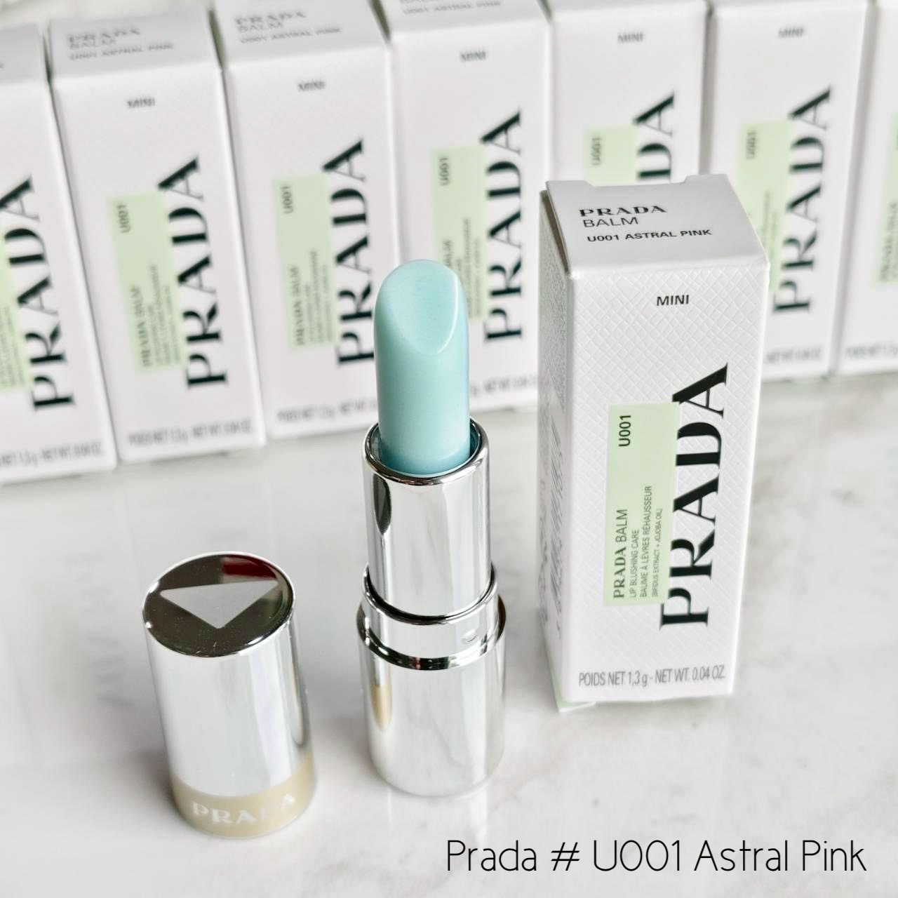ลิปบาล์ม Prada Beauty Moisturizing Lip Balm 1.3 # U001 Astral Pink