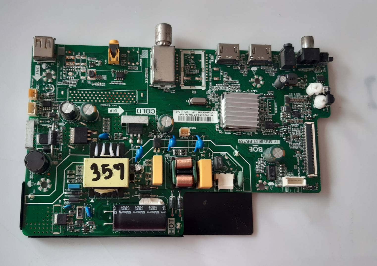 อันที่ 357 Aconatic 32HD511AN ซีสเตร็ม TP.MS3663T.PB759 ดีเทสแล้ว