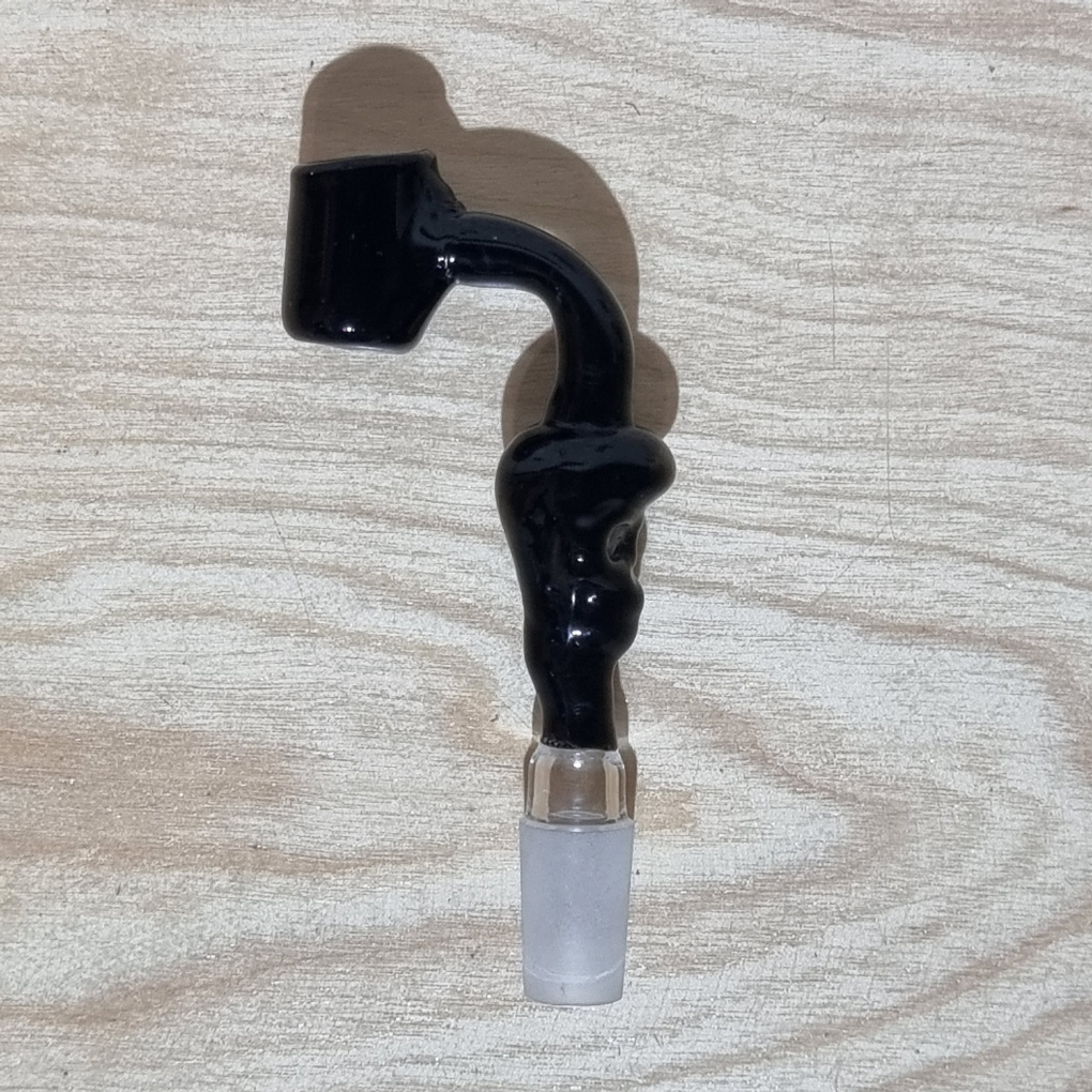 [1005] บัวผัน Wax Dab hash ขนาด 14mm ลงสี ลายกระโหลก ทรงกระบอก