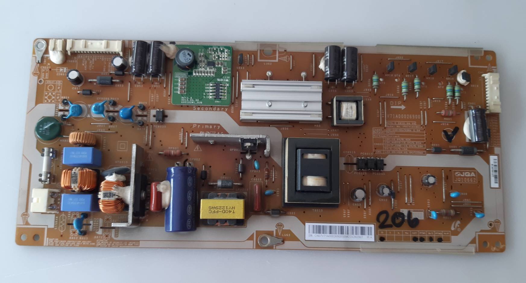 อันที่ 206 TOSHIBA 40PB200T ซัฟฟลาย V71A00026900 ดีเทสแล้ว