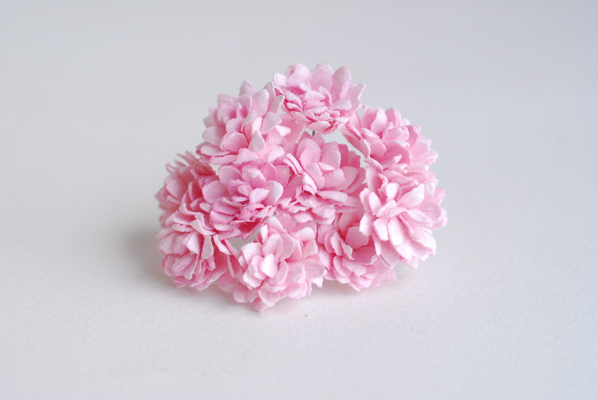 ดอกไม้ประดิษฐ์, ดอกไม้กระดาษสา, ดอก gypsophila, ดอกยิปโซ งานประดิษฐ์ตกแต่งของชำร่วย, ดอกไม้ทำพานพุ่ม,พานพวงมาลัย, พานรับไหว้, ขนาด 2 cm. สีชมพู