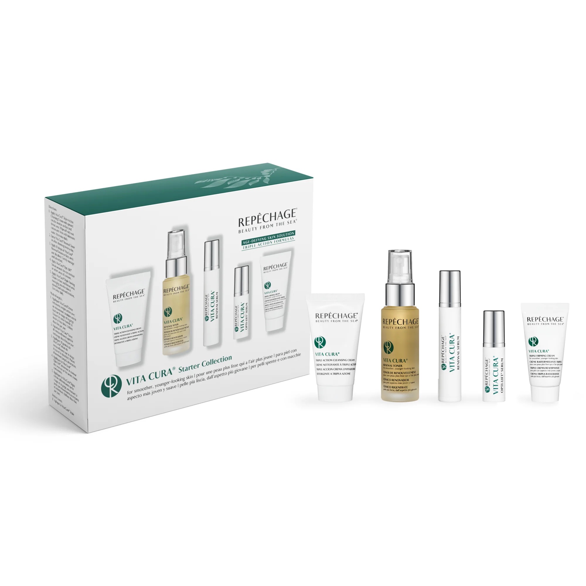 Repechage Vita Cura Starter Collection เซ็ททดลองต่อต้านริ้วรอย ผิวแห้ง ให้ผิวดูอ่อนกว่าวัย 0 กก.