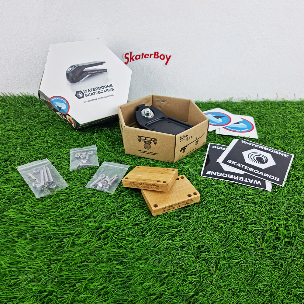 [0307][ลด50%]Surf adapter จาก Waterborne หน้า หลัง Riser pad งานไม้ พร้อมชุดน็อต(มีราคาส่ง)ใช้คู่กับทรัคสตรีท, ครุยเซอร์
