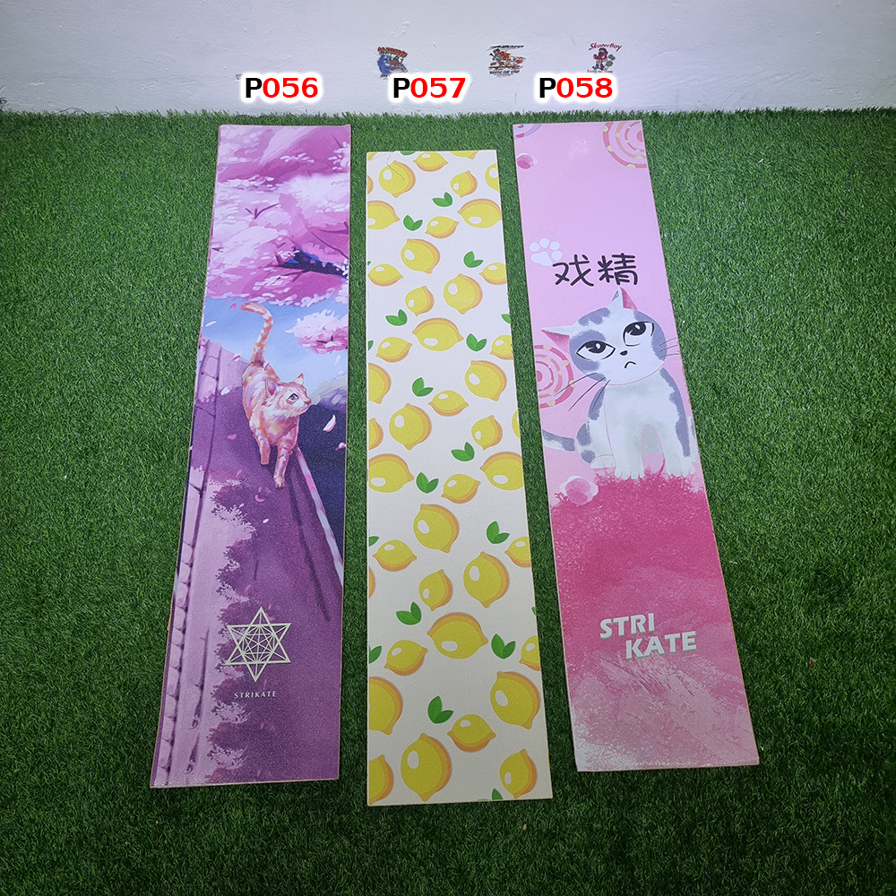 0303 สติ๊กเกอร์ กระดาษทราย 120x26 cm สำหรับ สเก็ตบอร์ด เซิร์ฟสเก็ต ลองบอร์ด Graphic Grip Tape skateboard longboard surf skate