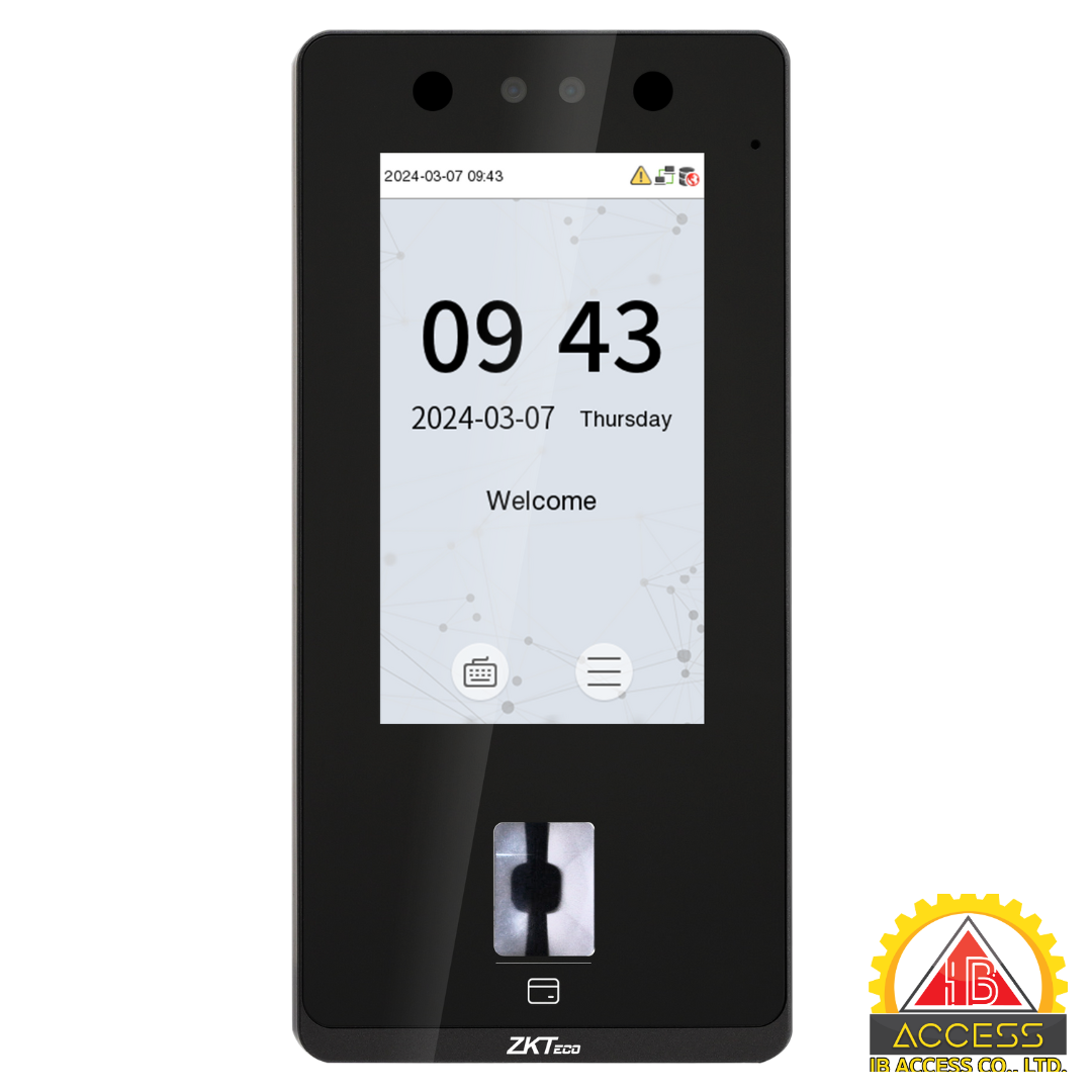 เครื่องสแกนใบหน้า ยี่ห้อ ZKTeco รุ่น SenseFace 4A รองรับระบบ Access Control